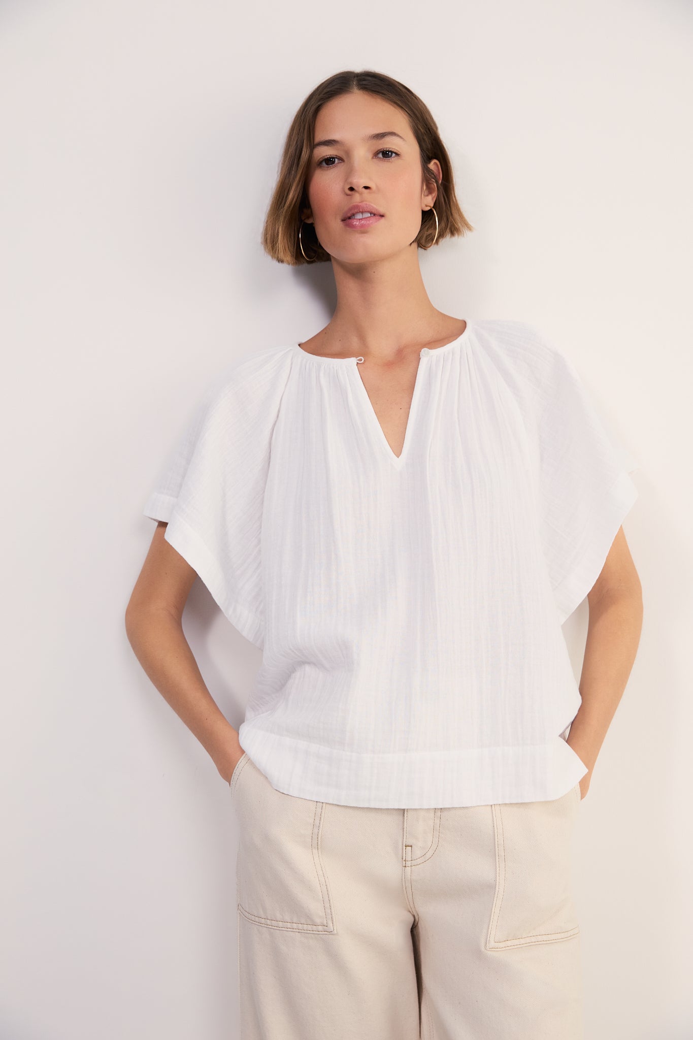Carlotta Blouse - White