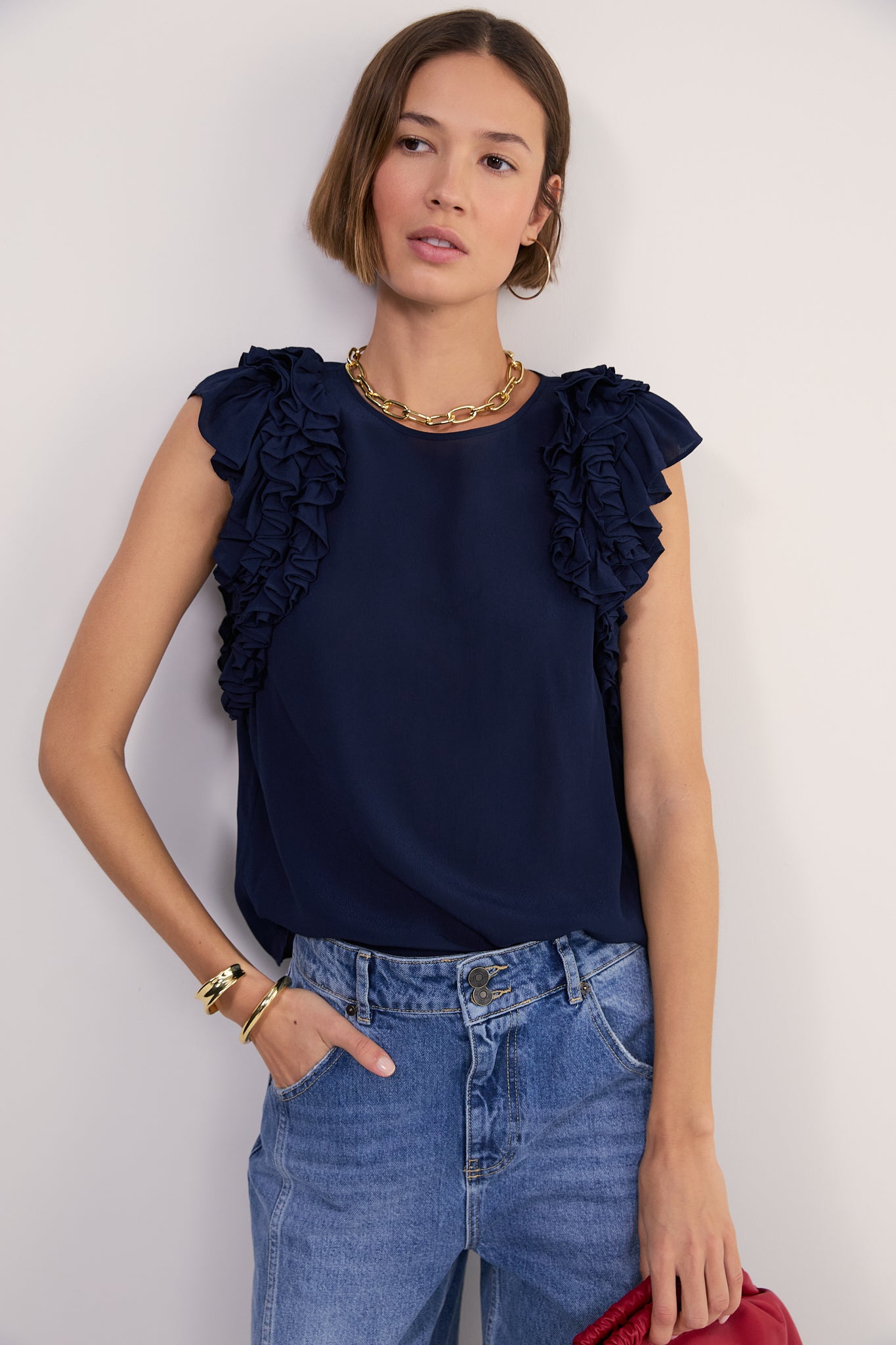 Cath x WYSE Antibes Top - Midnight