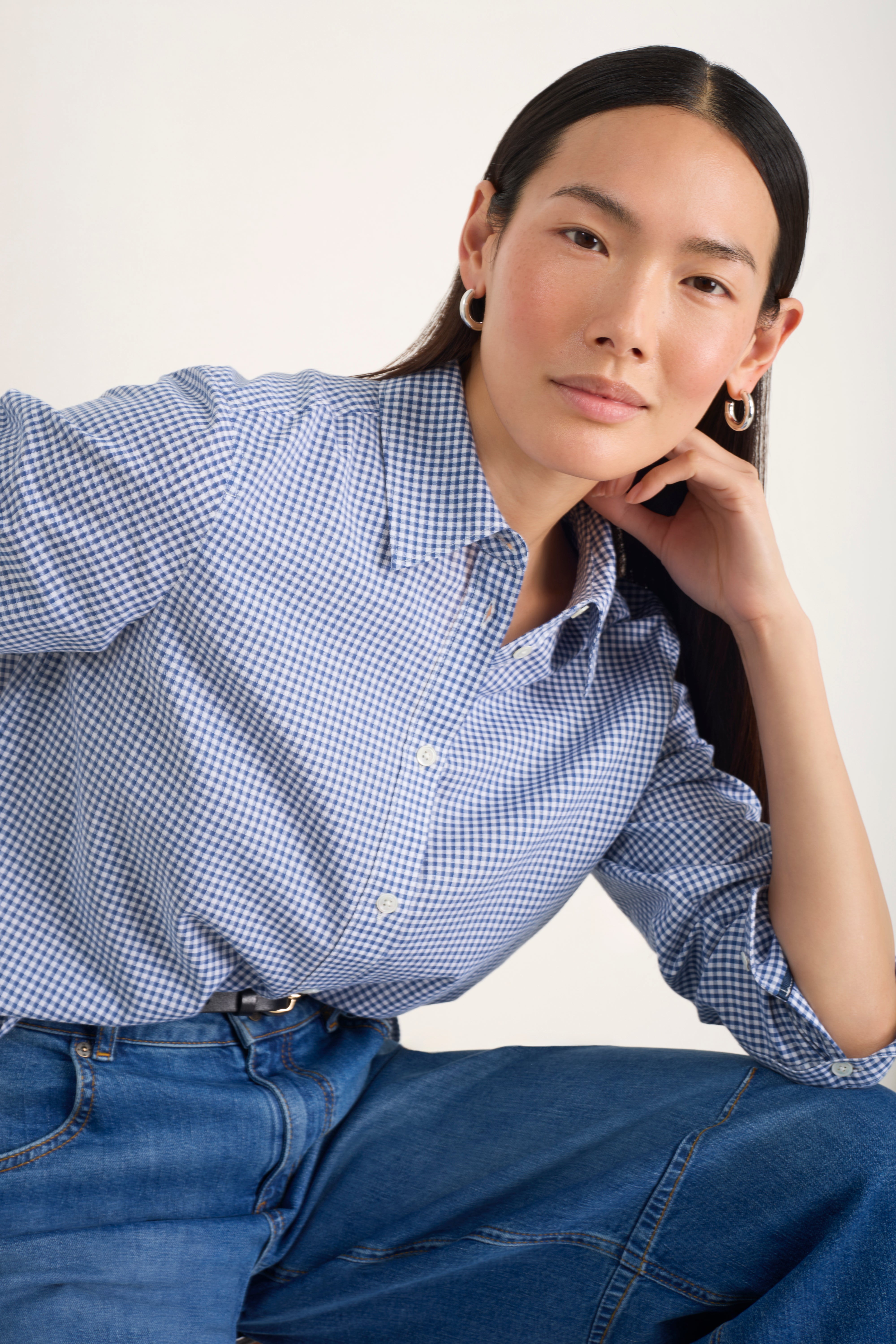 Elma Shirt - Midnight Gingham