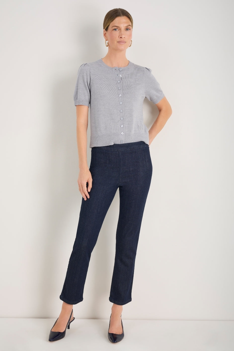 Lyra Slim Leg Stretch Jean - Indigo