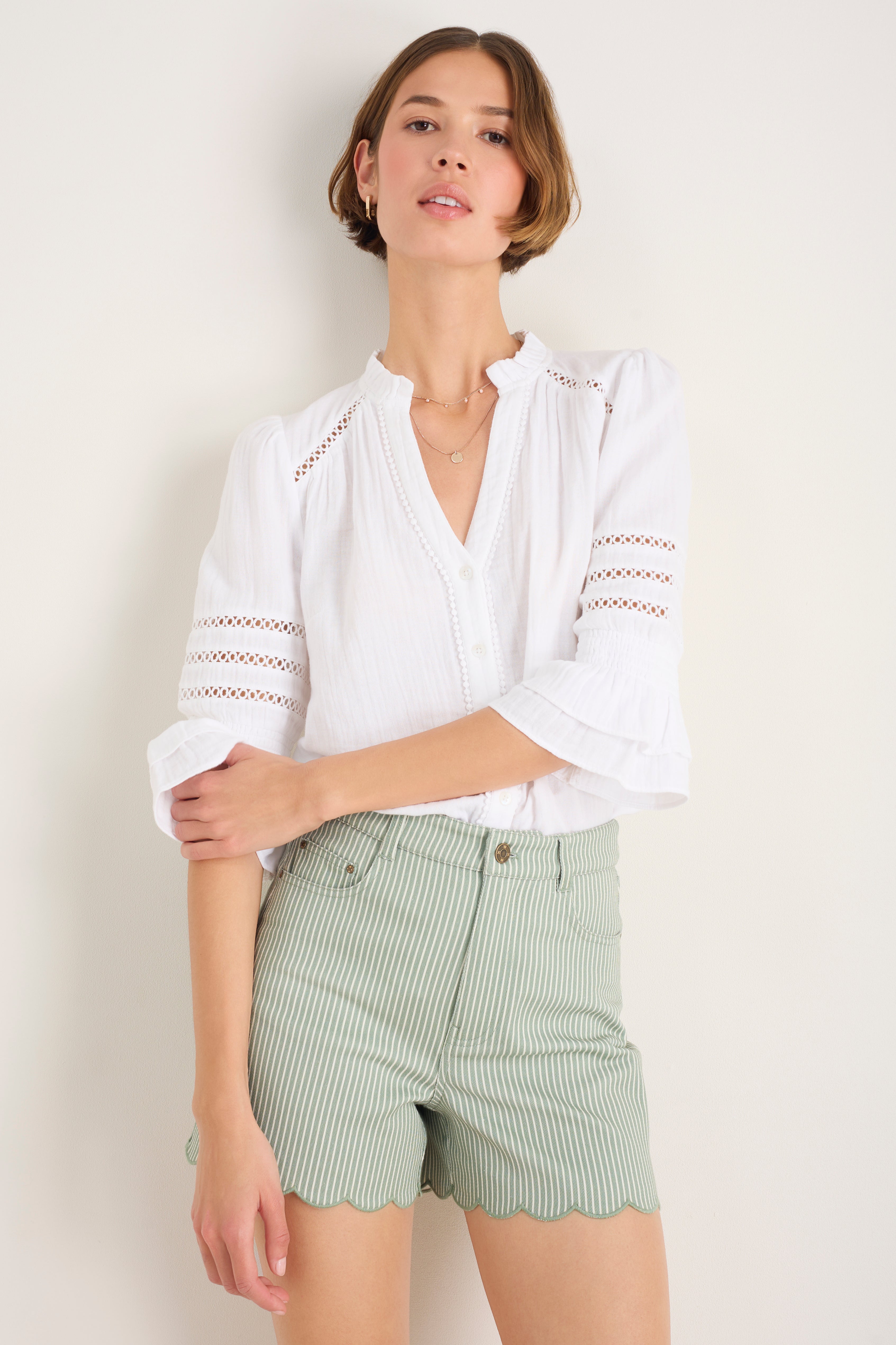 Parker Blouse - White