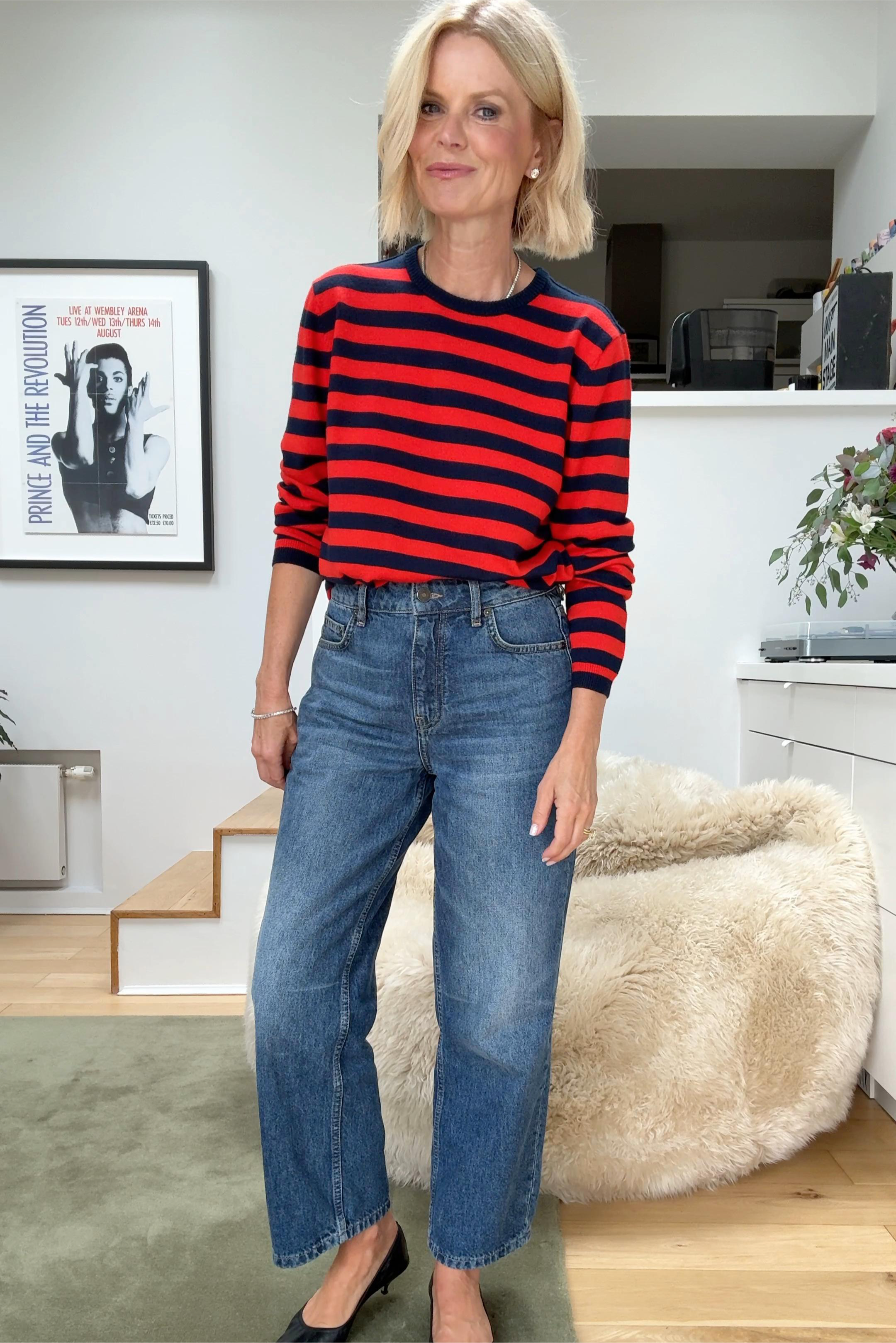 Cath X WYSE Loafer Jean - Mid Wash